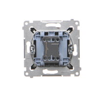 Ovládač zapínací, řazení 1/0, bez piktogramu, 16AX 250V~, černá matná DP1A.01/49