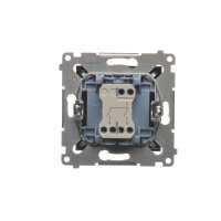 Spínač sériový, řazení 5, 10AX, 250V~, černá matná KONTAKT SIMON DW5.01/49