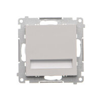 LED osvětlení, 230 V / 0,93 W, barva světla teplá bílá (3100K) světle šedá matná