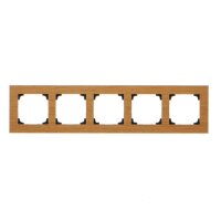 Rámeček 5 násobný, dřevěný dub světlý KONTAKT SIMON TRN5/185