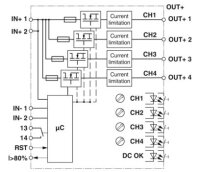 Elektronický přístrojový jistič CBM E4 24DC/0.5-10A NO-R PHOENIX CONTACT 2905743