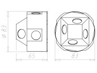 Krabice přístrojová protihluková, švýcarský standard KAISER 9098-77