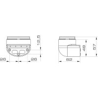 Držák nástěnný ELYPS MB WALL BASE černá SIRENA 32368