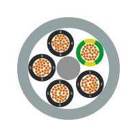 Spirálový kabel ÖLFLEX SPIRAL 400 P 5G0,75/2000 LAPP 70002643