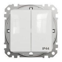 Sedna D/E Přepínač sériový řazení 5 IP44, Bílá SCHNEIDER SDD211105