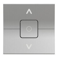 Žaluziový jednopólový spínač NOVÁ UNICA 6A, 2M, Aluminium SCHNEIDER NU320830
