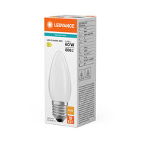 Světelný zdroj LED CLASSIC B V 5.9W 827 Frosted E27 LEDVANCE 4099854848100