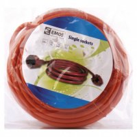 Prodlužovací kabel 25m/1 zásuvka/oranžový/PVC/230V/1,5mm2 EMOS P01125
