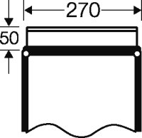 Příruba bez předlisů pro stěnu 270 mm HENSEL FP FG 200