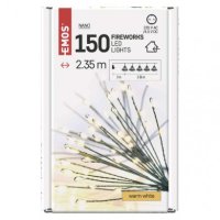 LED světelný řetěz svítící trsy, nano, 2,35 m, vnitřní, teplá bílá, časovač