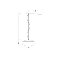 Závěsné svítidlo Daphne ZL 550mm 2x34,6W 3000K 5880lm bílá LUCIS 2ZL3.L3.D551.31