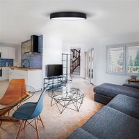LED stropní osvětlení  LECCE 3CCT 48W 2900lm 40cm 3000/4000/6000K černá WO804-B