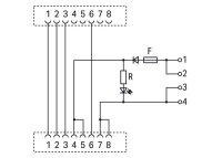 propojovací modul RJ-45 s výkonovými kontakty WAGO 289-196