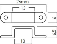 XSTRIP MOUNTING CLIP for 10 mm LED STRIP