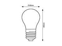 Světelný zdroj Filament LED, E27 A60, 7W, 806lm, 2700K RABALUX 79139