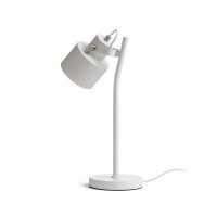 CELEIA lampa stolní matná bílá matný nikl 230V E27 40W RENDL R13903