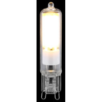 Bulb LED žárovka, čiré sklo, bílá kerami