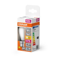 Světelný zdroj OSRAM LED SUPERSTAR PLUS CLASSIC A FILAMENT 5.9W 927 Frosted B22d