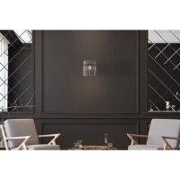 Nástěnné svítidlo GORLEY černá matná 1x60W E27 IP20 GLOBO 15698W