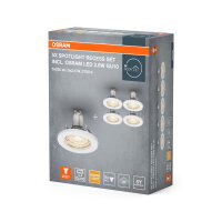 LED SPOT SET RECESS GU10 5x2.6W GU10 White LEDVANCE 4099854482939