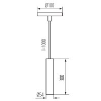 Závěsné svítidlo PHLOX C GU10 W KANLUX 39041