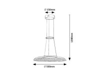 Závěsné svítidlo ZOFRAEL zlatá LED 24W IP20 RABALUX 72411