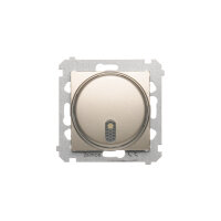 Elektronický zvonek, 230V, zlatá matná, metalizované KONTAKT SIMON DDS1.01/44