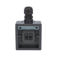 ATLAS 2K IP65 Přepínač křížový č.7 s vývodkou M20, na povrch, antracitový