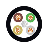 Nízkofrekvenční datový kabel UNITRONIC LiYY 4x0,34 BK LAPP 1030239