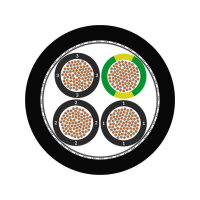 Připojovací motorový kabel ÖLFLEX VFD 2XL 4G6 10/4C LAPP 700703