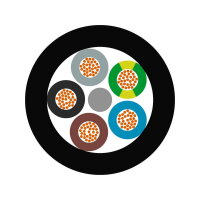 Připojovací a ovládací kabel ÖLFLEX CLASSIC 100 BK 0,6/1 kV 4G2,5 LAPP 1120470