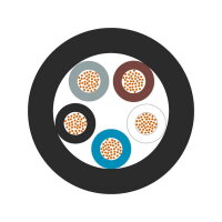 Kabel pro snímače/akční členy UNITRONIC ROBUST S/A FD 5x0,34 LAPP 7038896