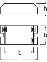 Elektronický předřadník LEDVANCE QUICKTRONIC ECONOMIC 1X1824 S