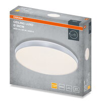 CEILING LUXO SILVER ? 56 cm 60W 3000K IP20 SILVER OSRAM 4099854652462
