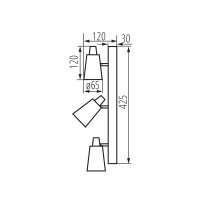 Přisazené bodové svítidlo SEMPRA EL-3I W-SR KANLUX 33094