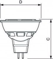 LED žárovka CorePro LEDspot ND 8,2-50W 827 MR16 36D Philips 871869657947300