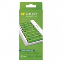 Nabíječka baterií GP Eco E811 + 4× AA 2100 + 4× AAA B51819
