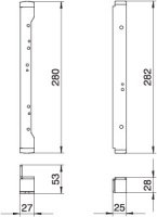 OBO 7410552 Nivelační úhelník NW 250-3 RK