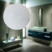Stropní a nástěnné svítidlo Barborka 300 chrom 60W IP20 E27 COMPOLUX 912193/72