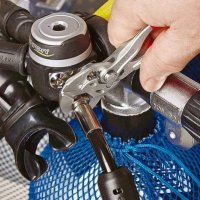 Mini klíč na kleště kleště a klíč v jediném nástroji 125 mm KNIPEX 86 03 125