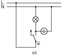 Přístroj přepínače střídavého, řazení 6, 6So, 6S 3558-A25342 ABB