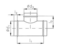 OBJ 90° 560/400 odbočka jednostranná 90° ELEKTRODESIGN 4314758