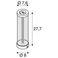 QUIMERA, Stolní lampa, 2700/3000K, měděná SLV 1008040