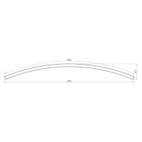 XFREE M CURVED 3000mm 45dgr SUSP. LIGHT