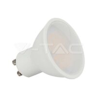 LED Spotlight 2.9W GU10 SMD White Plastic Milky Cover 4000K, VT-2333 SKU2988