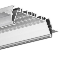 Systém LED hliníkových profil ů do sádrokartonu MOD-TEK-100 1m, stříbrná