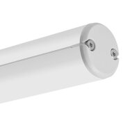Záslepka KLUŚ JAZ-DUO-N pro LED hliníkové profily šedá /42641/