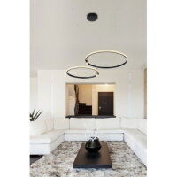 Závěsné svítidlo COCO černá LED 55W 230V, 2200lm, 2700-6000K GLOBO 67300H