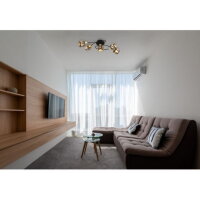 Stropní svítidlo INDIANA černá 5xE14, max. 40W 230V GLOBO 54357-5B