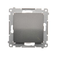 Přepínač střídavý, řazení 6, 16AX 250V~, antracit mat, metalizované DW6A.01/48